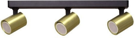 Light Prestige Triple Spot with Socket GU10 in Gold Color