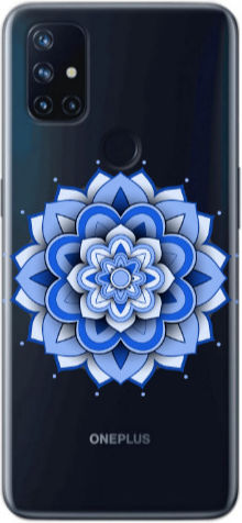 Прозрачен силиконов TPU калъф Mandala D9 за Oneplus Nord 10