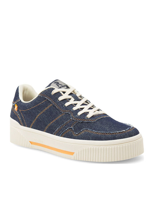 Damen Flatforms Sneakers Dark blue