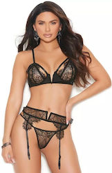 For Dreams Sexy Dessous-Set Schwarz