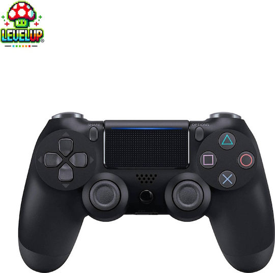LevelUp LevelUp Doubleshock Безжичен Gamepad за PS4 Черен
