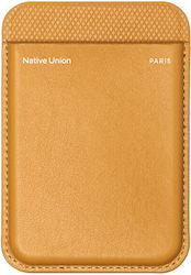 Portofel din piele compatibil cu MagSafe Native Union Re Classic Wallet Kraft