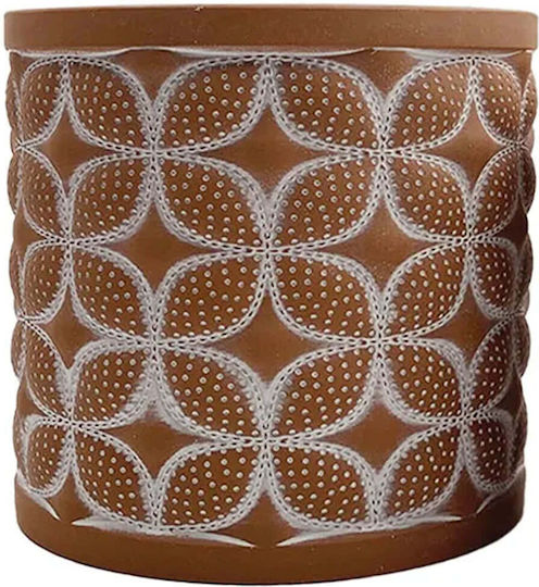 Marhome Übertopf Beton Rot 18x18x17.5εκ.