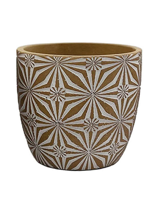Marhome Саксия Бетон Кафяв 13x13x12.5εκ.