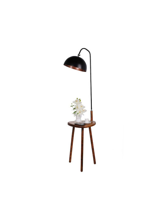 Opviq Demet Lampa de podea Î160xL40cm. cu Soclu pentru Bec E27 Negru