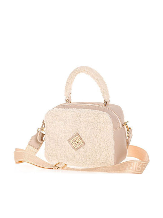 Pierro Accessories Γυναικεία Τσάντα Χιαστί Μπεζ