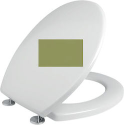 Elvit Capac WC din plastic 37x37cm Verde Elvit Capac WC din plastic 37x37cm Verde