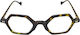 Les Pieces Uniques Plastic Eyeglass Frame Brown Tortoise Lpu-kira-01
