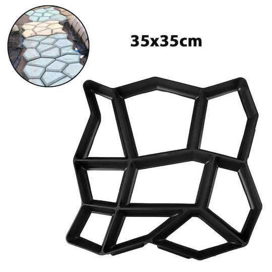 Plastic Mold for Garden Flooring 35x35cm
