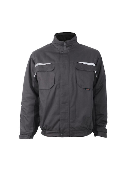 Stenso Kastor Work Jacket Reflective Cold Gray