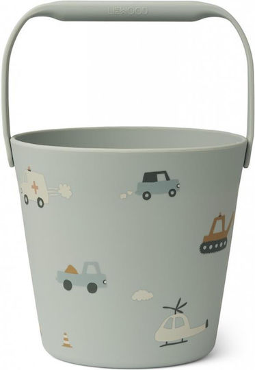 Liewood Moira Beach Bucket made of Silicone Blue 17cm
