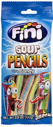 Fini Sour Pencils Tubes 6 Colour 90g Candy