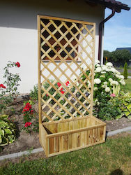 Jardinieră cu spalier din lemn Ecoshadow 30x75x180cm Jardinieră cu spalier din lemn Ecoshadow 30x75x180cm