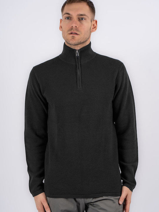 Marcus Langarm-Pullover BLACK