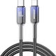 Joyroom Series Braided USB 2.0 Cable USB-C male - USB-C 60W PD Μαύρο 1m