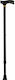 Alfa Care Baston De Mers Negru AC-845