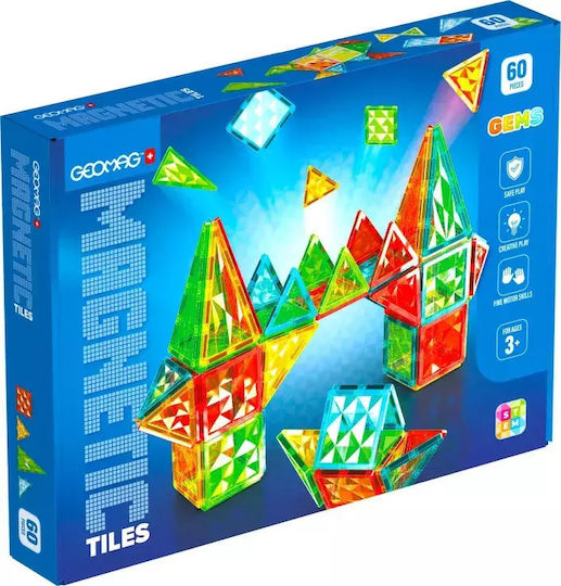 Geomag Μαγνητικό Παιχνίδι Κατασκευών Gems για Παιδιά 3+ Ετών