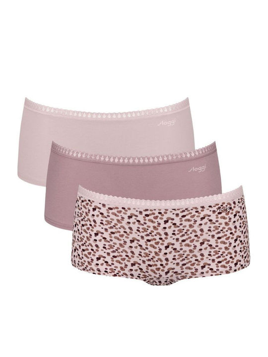 Sloggi Woman Go Grush Short 3pack Multicolour