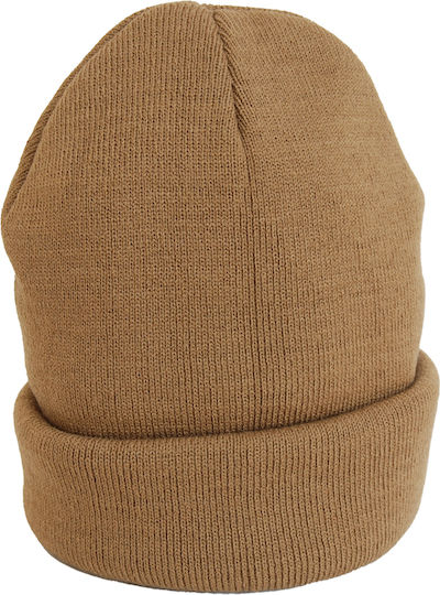 Beanie Unisex Beanie Gestrickt in Beige Farbe