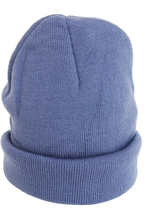 Beanie Unisex Σκούφος Πλεκτός σε Μπλε χρώμα