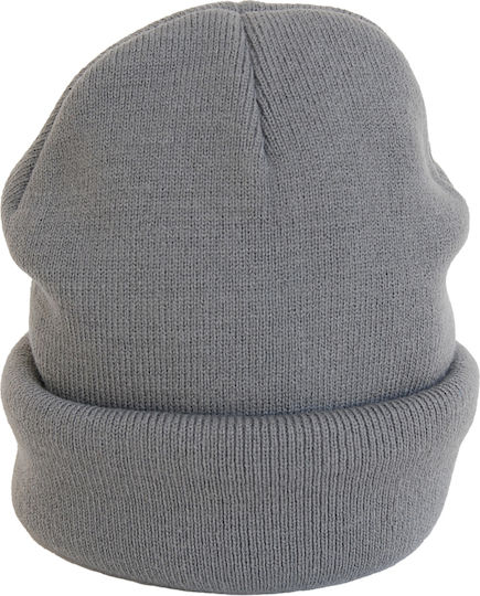 Beanie Unisex Beanie Knitted in Gray color