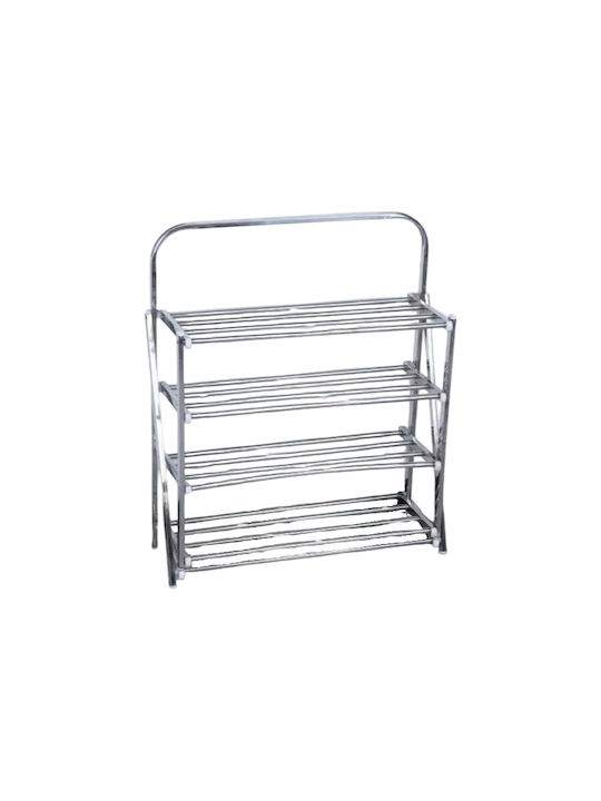 Klappbares Schuhregal aus Aluminium, 4 Ebenen Zd04 522664 Code 522664