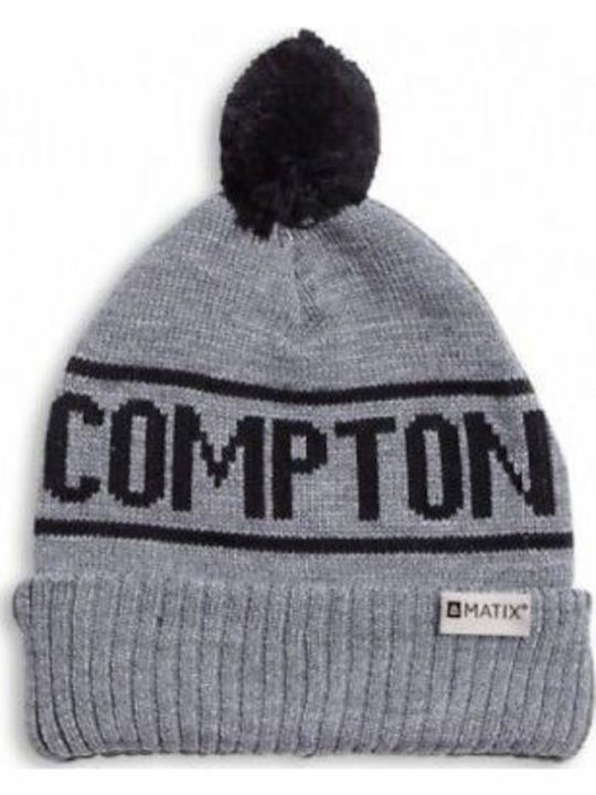 Beanie Unisex Beanie Knitted in Gray color