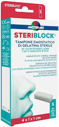 Master Aid Steriblock Șervețel Hemostatic Sterilizat din Gelatină 5 Bucăți