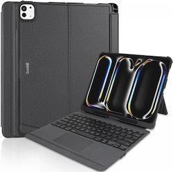 Buddi Thorn Flip Cover Silikon mit Tastatur für iPad Pro 2024 13" Schwarz Buddi Thorn Flip Cover Silikon mit Tastatur für iPad Pro 2024 13" Schwarz