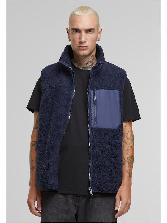 Urban Classics Sherpa Αμάνικο Μπουφάν Navy