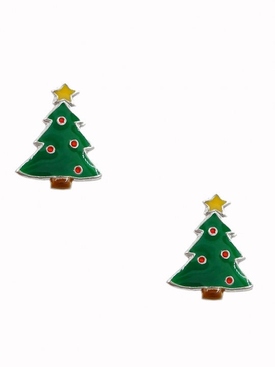 Polytimo Kids Earrings Studs from Silver