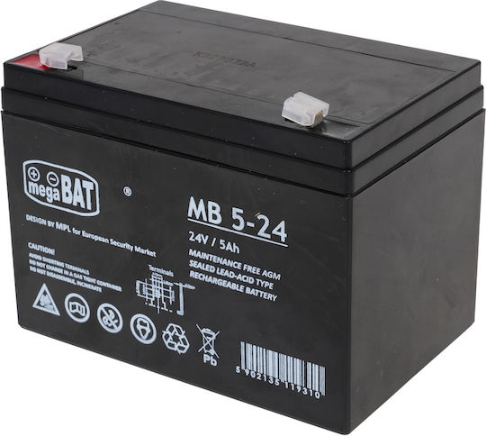 Baterie Gel 24v/5ah Vehicule Electrice pentru Copii Piesă de Schimb