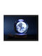 Total Gift Διακοσμητικό Φωτιστικό LED Θερμό Λευκό Crystal Ball 10x10εκ.