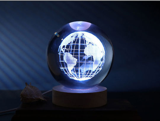 Total Gift Decorative Lamp Crystal Ball Transparent