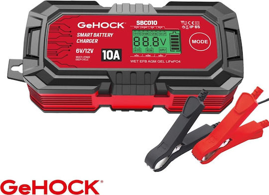 GeHock Car Battery Charger & Maintainer 12V 10A 160W