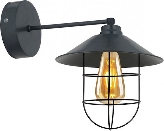 GloboStar Επιτοίχιο Εξωτερικό Φαναράκι E27 IP20 22x25x30εκ.