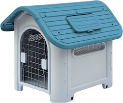 Nunbell Pet Hundehütte Kunststoff Blau 97x113x117cm