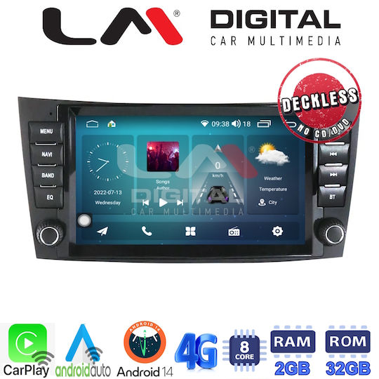 LM Digital Car Audio System for Mercedes-Benz E Class / CLS Class 2003 > 2010 (Bluetooth/USB/WiFi/GPS/Apple-Carplay/Android-Auto)