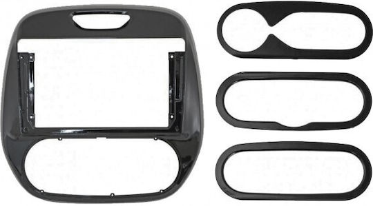 CARAV Industries Inc. DIN Fascia Panels 2 Din Compatible with Screen 9" for Renault Captur with A/C 2013-2019