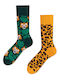 Many Mornings El Leopardo Patterned Socks Multicolored