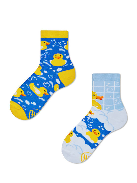 Many Mornings Kindersocken Kniehohe Bath Ducks Bunte