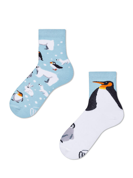 Many Mornings Kindersocken Kniehohe Frosty Friends Bunte