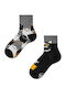 Many Mornings Kids' Socks Knee-High Black Cat Black