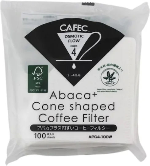Cafec Coffee Paper Filter 100pcs