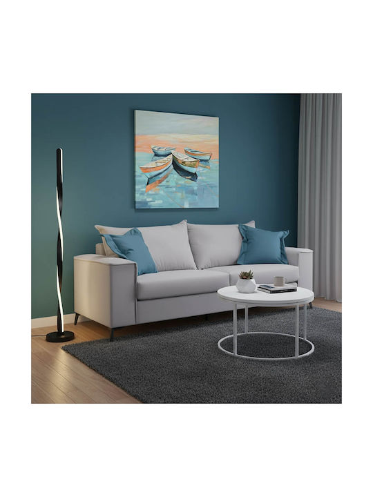 Verona Dreisitzer Sofa Offenes Grau Blau 225x93...