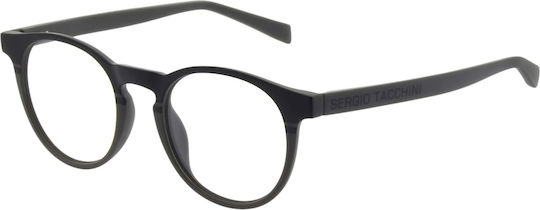 Sergio Tacchini Κοκκάλινος Σκελετός Γυαλιών Μαύρος st1007-900