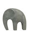 Marhome Ceramic Decorative Elephant Minimal Grey Stone 28.5x14x26.5cm 4/box 15-50027