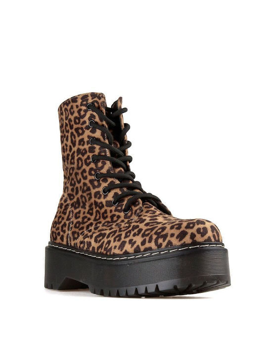 Animal Print Ankle Boots