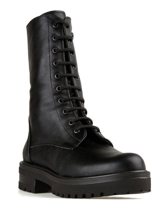 Black Ankle Boot with Zipper