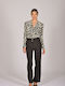 Dama Tesatura Pantaloni Black